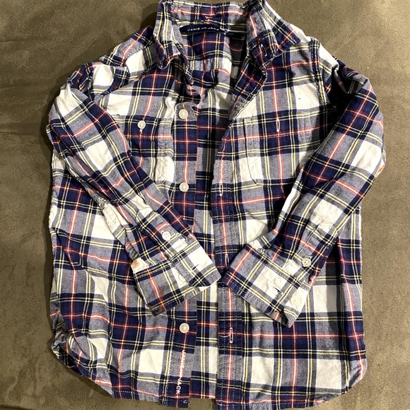Janie and Jack boys’ flannel button down👦🏼 - Picture 1 of 4